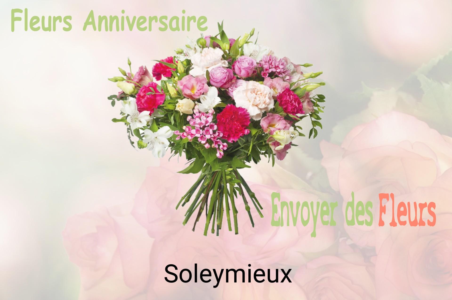 Bouquet de fleurs d’anniversaire livré à Soleymieux
